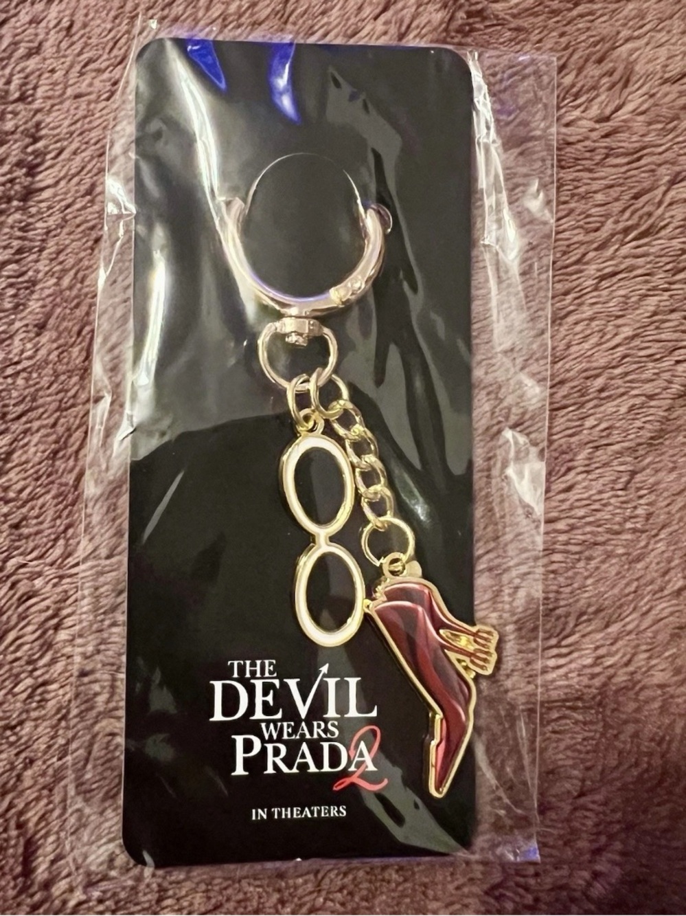 NEW IN BAG The Devil Wears Prada 2 Red Stiletto Purse Charms CINEMARK